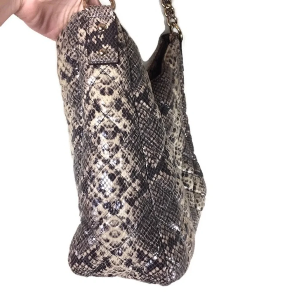Kate Spade Snake Print Shoulder Bag - Black and Cream - Picture 4 of 14